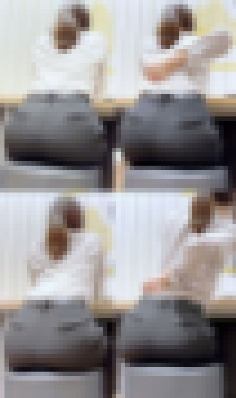 ピチピチパンツスーツ96_ムチムチ美尻を無防備に突き出す！！ハイスペックなOLお姉様♪　サンプル画像1