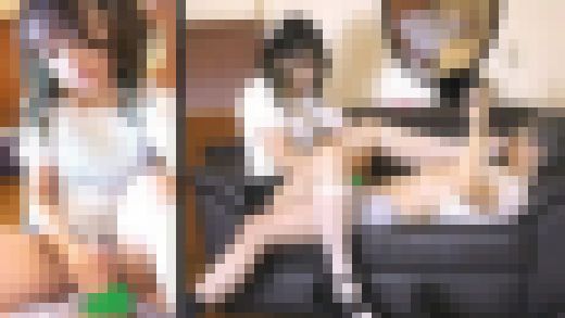【初！】【量産ツインテ★白ハイソ厚底靴】【桃尻】【感度◎】【超接写舐め】【唾液手コキ】ソックス美女の足指を舐めつくす！りさ21才　サンプル画像2