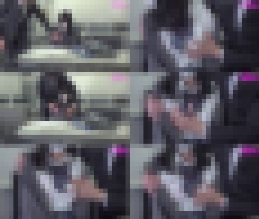 制.服自習室（2）胸を揉まれて尻を触られ、裸にされるミニスカちゃん　サンプル画像1