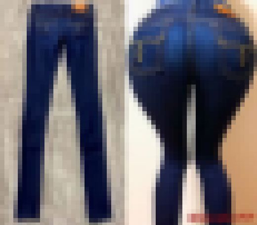 極上オカズ🩷着用前のジーンズと極上スキニーデニム尻😁変態ザーメンぶっかけ用動画🔞　サンプル画像3