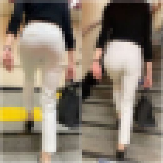 《NOパン線！ハイクラスOLの白パンツ》　サンプル画像1