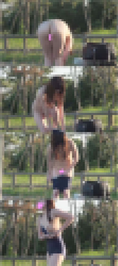 【着替え盗み撮り】海辺で晒す夏の放課後…むっちり白肌パイパン全裸　サンプル画像3