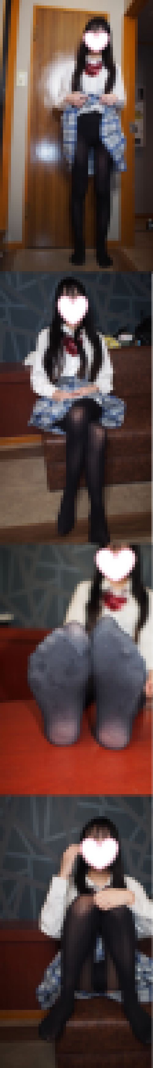 １８歳Ｅカップ新入生スケベオヤジの餌食④(黒タイツ)１００枚　サンプル画像1