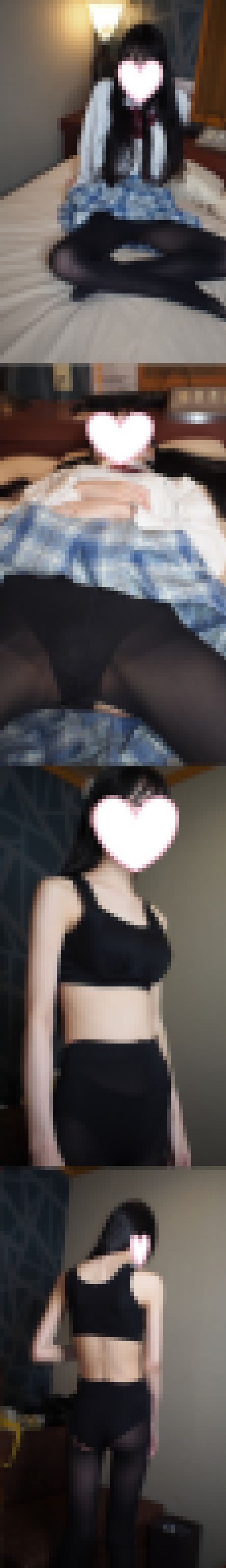 １８歳Ｅカップ新入生スケベオヤジの餌食④(黒タイツ)１００枚　サンプル画像2