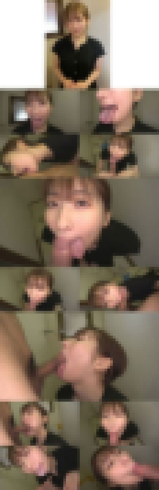 個撮)ベロ長！美人おネエさん【フラワーデザイナー・24歳】デカ舌をチンポに絡ませてネットリ濃厚フェラ【大量口内発射】　サンプル画像1