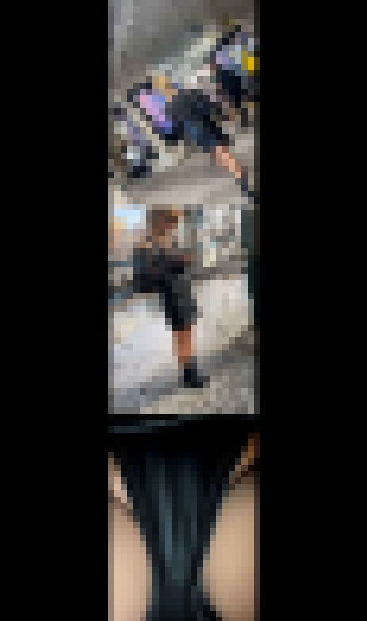 [乗車記録178] 都会的な20代金髪ショートボブ・レザースカート個体。　サンプル画像1