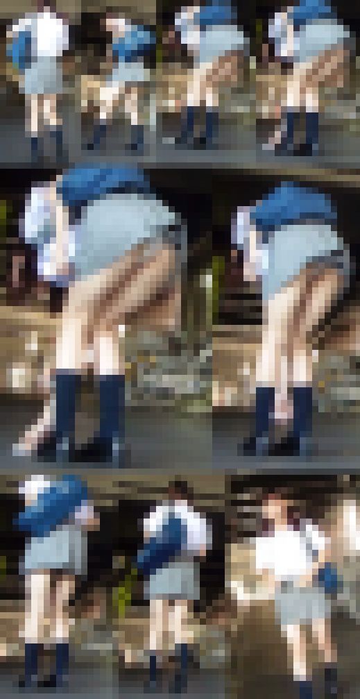 美女が生尻もろ出しパンチラ!卑猥なワレスジくっきり!Pチラ動画 サンプル画像2