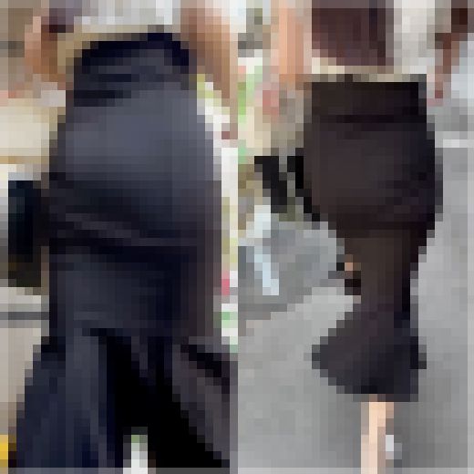 《超ド級のデカ尻OL!もう一歩ではち切れそうなタイトマーメイドスカート》 サンプル画像3