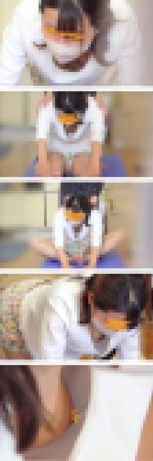 【ママたちのストレッチ&心マ】たゆたゆおっぱいと隙間から見えたレースショーツ サンプル画像2