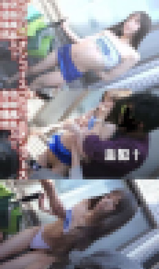 令和アクションカメラ！激写ハプニング17「ミスのグラドル兼任キャンギャル！衆前でパンツ剥がされカニ道楽」　サンプル画像1