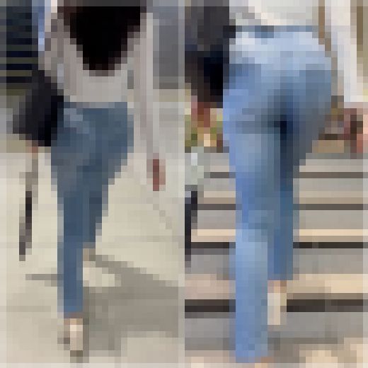 《パンパンときどきパンパン甘め！ハイウエストデニムの美人OL》　サンプル画像1