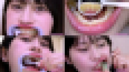 【歯フェチ】特別企画! 優梨まいなさんの歯をデンタルミラーで観察&開口器着けながら歯磨き&口角鉤着けながら指歯ブラシ　サンプル画像1