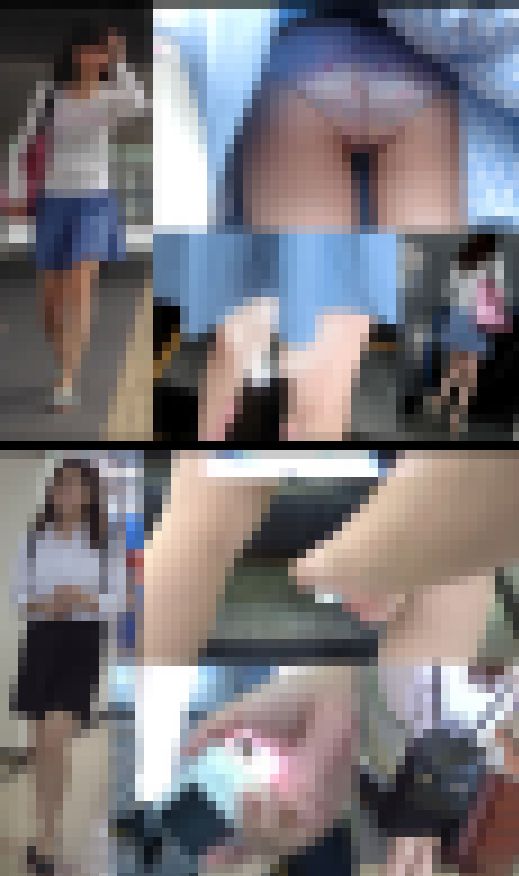 【4人お得セット】逆さ撮りの瞬間（尻タッチ,めくり,P撮12発）31,35,37,57　サンプル画像1