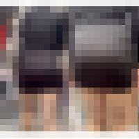 ムチムチしたお尻がセクシーなタイトワンピース美女 サンプル画像