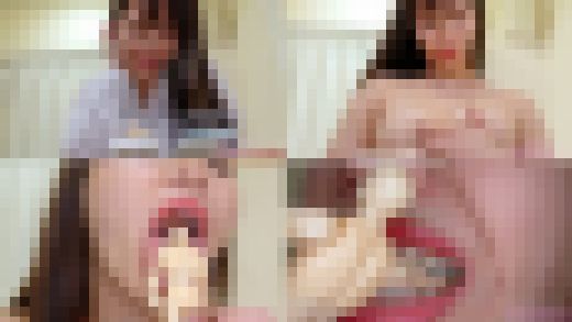【巨大娘】巨大化した彩先生!保健室でサボっている生を体臭責め&舌唾攻めからの、丸のみ懲罰!【南條彩】 サンプル画像1