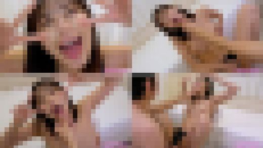 【アヘ顔】琥珀ややのエロすぎるアヘ顔見せつけ&ベロと口内いじられアヘ顔でイク サンプル画像1