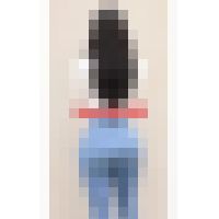 スキニーデニム👖職業モデルの高級エロ尻❤️脳汁と精子噴き出るド下品尻フリ! サンプル画像