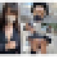 着丈20cmの超極短ミニスカで露出散歩！でか尻丸出しで格好の餌食w[B面］ サンプル画像