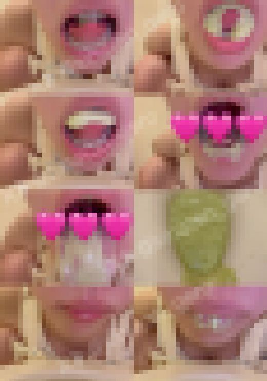 口の中見せつけながら嘔吐しちゃう　サンプル画像1
