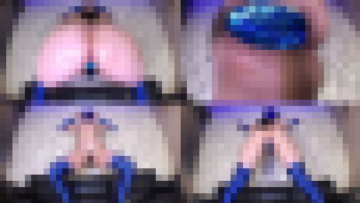 ❤全頭マスク痴女♡腰フリチン媚び♡我慢出来ずに放屁ッ!❤　サンプル画像1