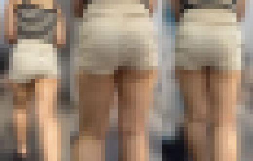 白ショートパンツに生足が魅力なギャル3人セット サンプル画像2