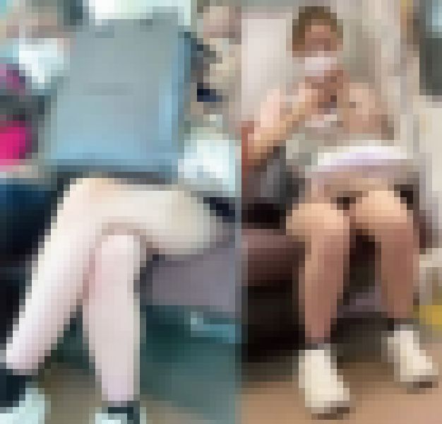 ど下品質感エロ脚さんはやっぱりすぐ脚を組む 画像