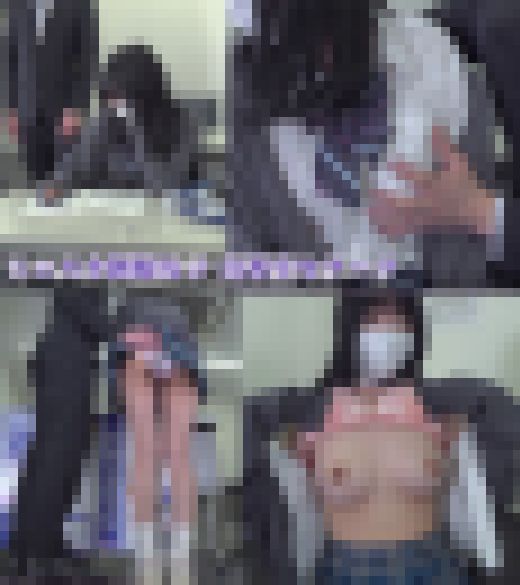 制.服自習室（2）胸を揉まれて尻を触られ、裸にされるミニスカちゃん 画像