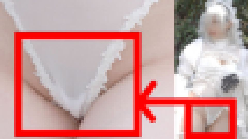 ドスケベコスプレイベント・レポート〜陰毛♡お股ガードゆるゆる♡白花嫁2Bのムレムレ股間事情再び〜 内容画像