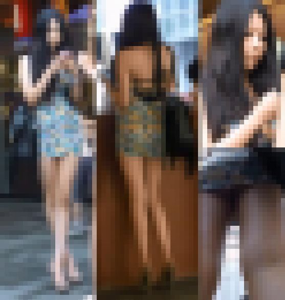 【短けぇ〜！！パンチラすれすれ無防備なミニスカギャルを盗撮！】 画像