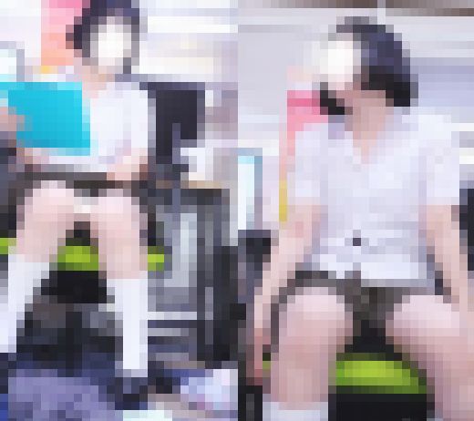 涙袋がエッチな女子大生　リボンがカワいい純白パンティ　サンプル画像2
