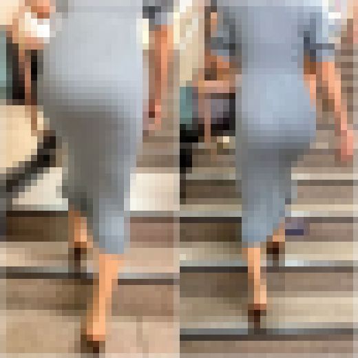 《クビレが美しい！スゲ〜綺麗なお姉さんのニットワンピ》　サンプル画像1