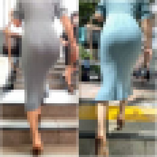《クビレが美しい！スゲ〜綺麗なお姉さんのニットワンピ》　サンプル画像2