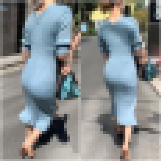 《クビレが美しい！スゲ〜綺麗なお姉さんのニットワンピ》　サンプル画像3