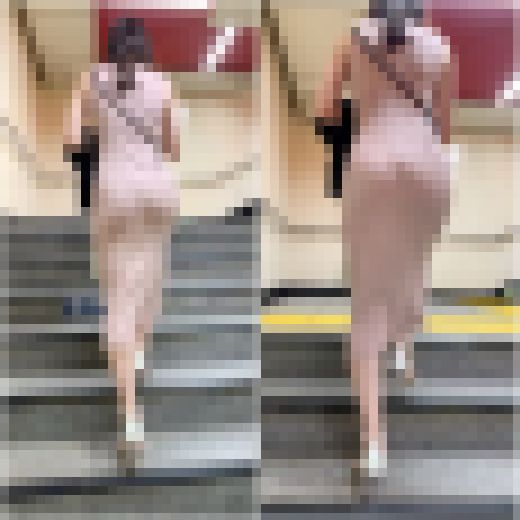 《完璧と言っても過言ではない！最強美女のT透けニットワンピ》　サンプル画像1