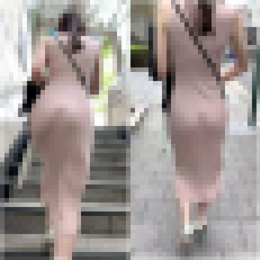 《完璧と言っても過言ではない！最強美女のT透けニットワンピ》　サンプル画像3