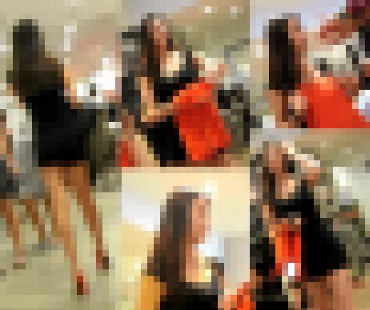 【盗撮！】顔出しお姉さんのwww喰い込みTバックを逆さ撮り！！　サンプル画像2