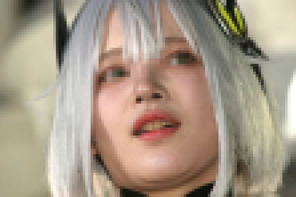 コスプレイヤーの顔面アップ221 TGS2024 画像