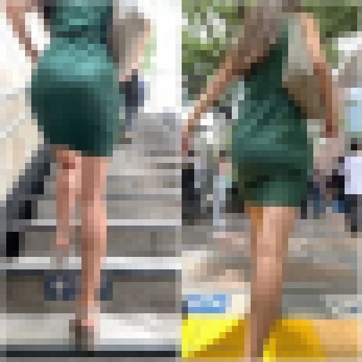 《ハイソレディ！高身長ボディに張り付くミニ丈タイトワンピ》　サンプル画像3