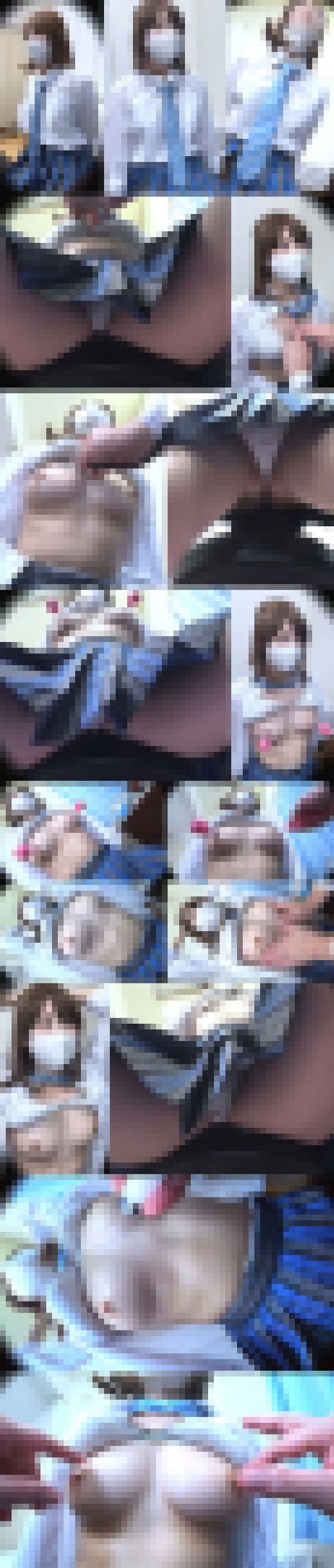 【童顔デカ尻早漏】敏感過ぎて噴水の如く潮を吹き上げて絶頂するデカ尻Kちゃん 健康診断(改) 超美乳おっぱいを公認生揉み　サンプル画像1