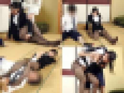 低身長・童顔デカ尻OLと護身術研修にきたら…2人きりになった瞬間に合.法セクハラ・マ●コと弄り倒し口内捻じ込みイラマ・チ●ポ突き　サンプル画像1
