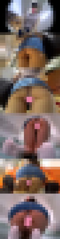 【美尻探訪】推定150センチお姉さんの絶妙尻じわヒップライン！　サンプル画像2