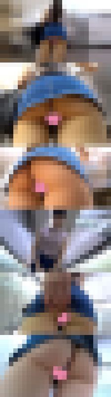 【美尻探訪】推定150センチお姉さんの絶妙尻じわヒップライン！　サンプル画像3