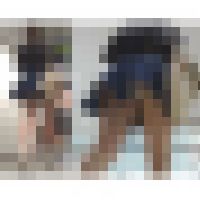 駅構内で遭遇したお姉さんの透けパンティをゲット サンプル画像
