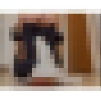 パンティー足コキ　純白下着をディルドに巻き付けて責める 画像