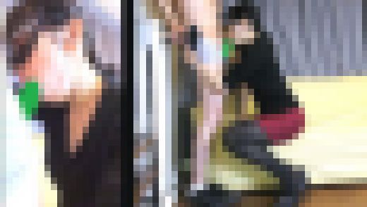 【五十路熟女★黒タイツ】【生フェラ】【足裏コキ＆手コキ】【エロ感度MAX】【足コキ射】タイツ美女の足指を舐めつくす！よしこ51才　サンプル画像2