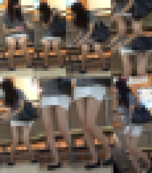 清楚美女のお顔も無防備パンツもたっぷり盗撮！生パンツ堪能極上対面ぱんちら　サンプル画像3