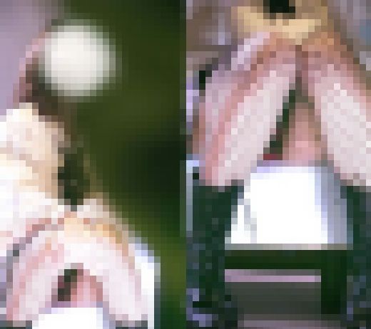 ムラムラする網タイツとおパンツ　短いスカートって素晴らしい！　サンプル画像1