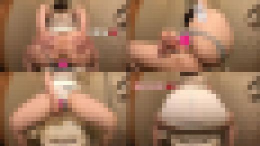 ❤友人宅トイレでこっそり♡疼くケツ穴!!ほじりイキッ❤　サンプル画像1