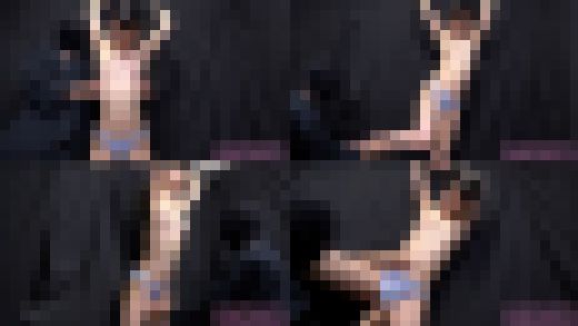 【M/F】小柄な妹系美●女を快感くすぐり責めで堕とす！立ち拘束編【ウルトラハード】【伊織ひなの】　サンプル画像1
