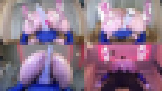 ♡ケツ穴ハイレグセーラー戦士VSうねり暴れる巨根バイブ♡　サンプル画像3